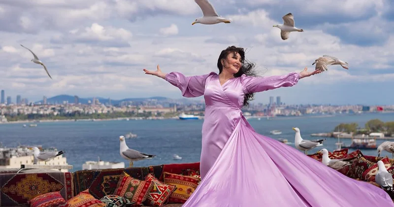 66 yaşlı Nazpəridən İstanbul Fotosessiyası