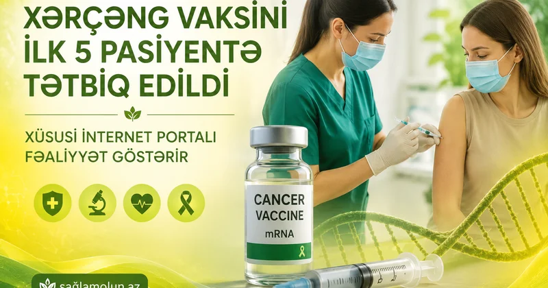 Bağırsaq xərçənginə qarşı vaksin insanlara vurulmağa başladı