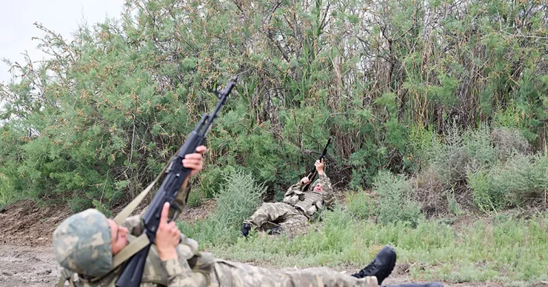Минобороны Азербайджана проводит учебные сборы с военнообязанными ФОТО