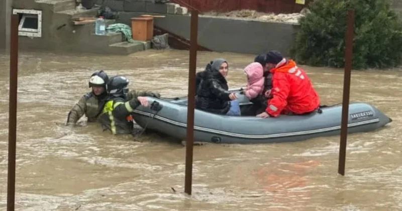 Rusiyada baş verən daşqınlarda 1 nəfər ölüb, 2 nəfər yaralanıb