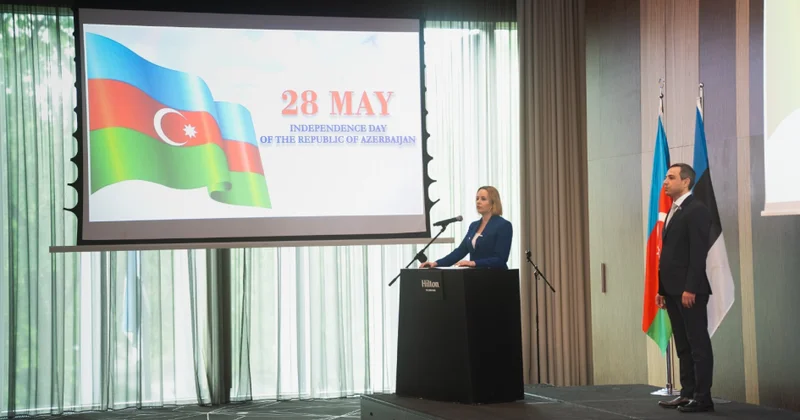 Торжественная церемония в Таллинне по случаю 28 Мая Дня Независимости