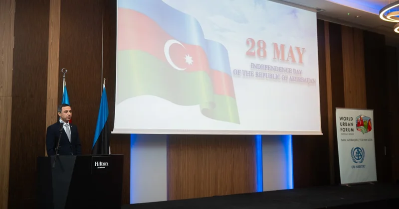 Tallində 28 May Müstəqillik Günü münasibətilə təntənəli mərasim