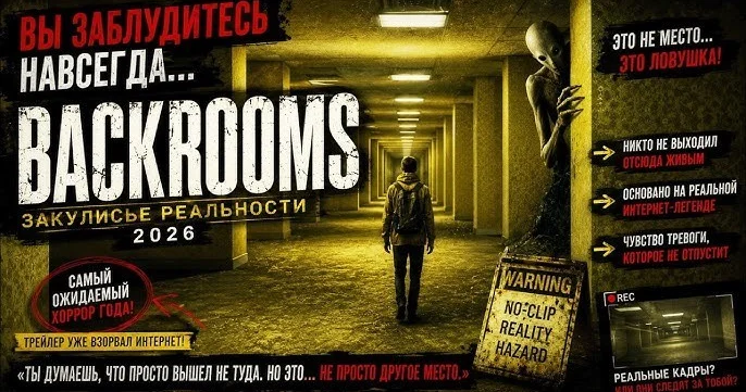 Фильм Backrooms может стать главным хоррором 2026 года