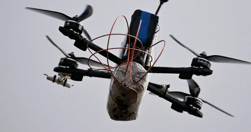 Ukrayna Silahlı Qüvvələrinin Energodara kütləvi dron hücumu başlayıb