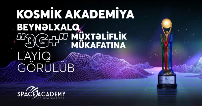 KOSMİK Akademiya mükafat aldı