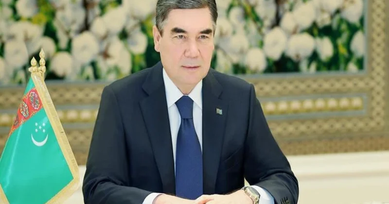 Qurbanqulu Berdiməhəmmədov Azərbaycan Prezidentinə təbrik ünvanlayıb