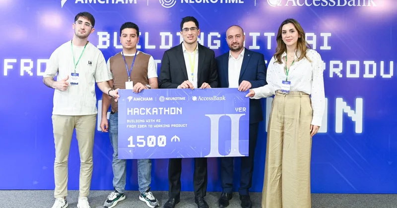 AccessBank, AmCham Azerbaijan və Neurotime süni intellekt hakatonunun qaliblərini elan ediblər