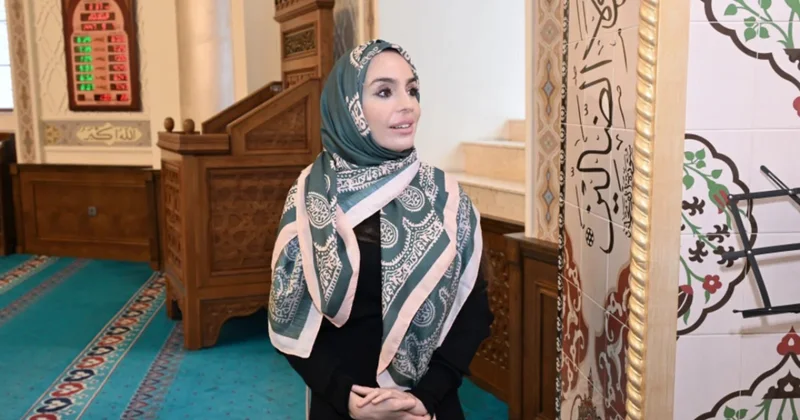 Leyla Əliyeva Masallıda Cümə məscidini ziyarət etdi