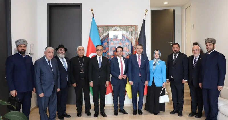 Azərbaycan nümayəndə heyəti Almaniyada müxtəlif dini konfessiyaların nümayəndələri ilə görüşüb