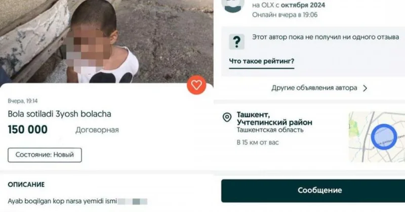 Naməlum şəxslər 3 yaşlı uşağı satışa çıxardılar