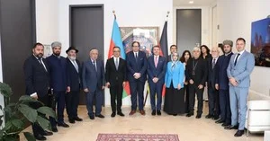 Ramin Məmmədov Almaniya Müsəlmanları Mərkəzi Şurasının sədri ilə görüşüb FOTOLAR
