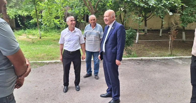 Səyyad Aran İmişlidə seçiciləri ilə görüşdü FOTOLAR