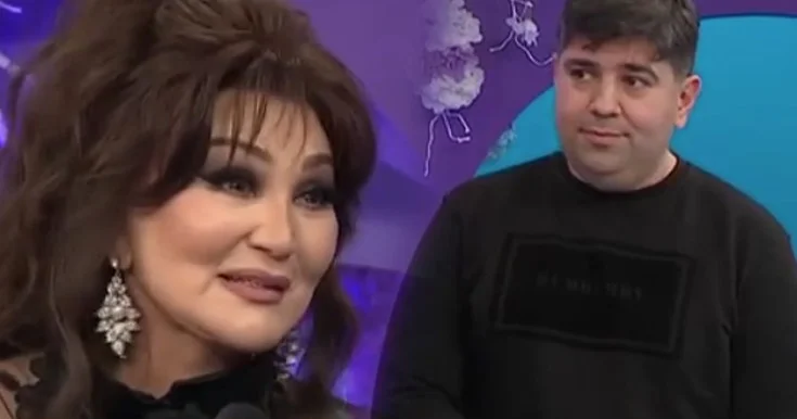 Oğlunun bu hərəkəti Nazpərini ağlatdı Video