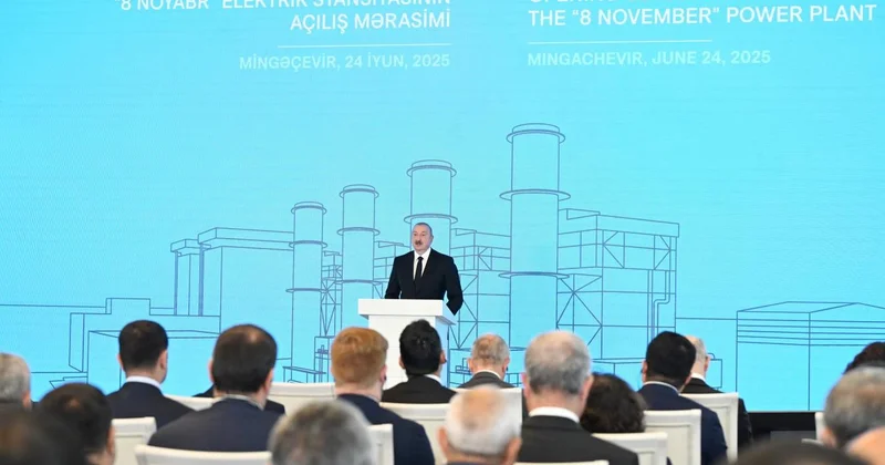 Mehriban Vəliyeva: “8 Noyabr” Elektrik Stansiyası qüdrətli dövlət, sabit və dayanıqlı gələcək siyasətinin nümunəsidir”