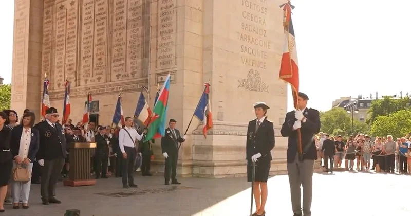 Parisdə Azərbaycan qəhrəmanlarının xatirəsi yad edilib