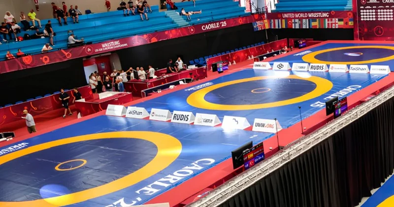 В финал чемпионата Европы вышли шесть азербайджанских борцов