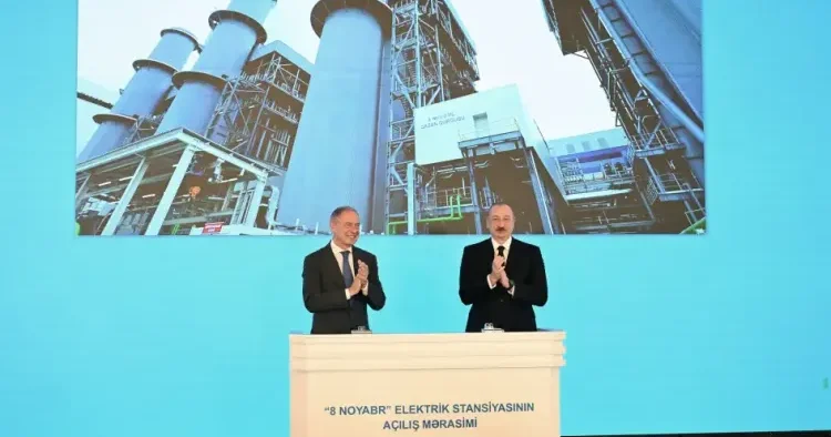 “8 Noyabr” Elektrik Stansiyası enerjinin gələcəyi ilə bağlı Azərbaycan İtaliya Çinin ortaq baxışı...