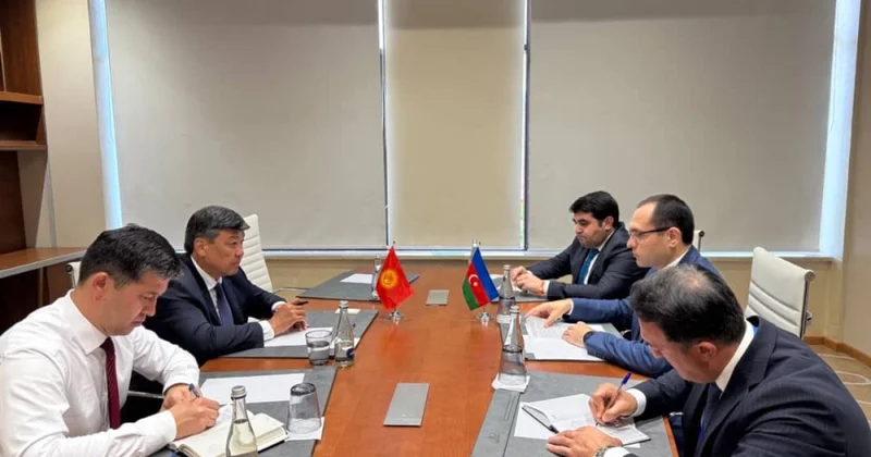 Məcnun Məmmədov Bakıt Torobaev ilə görüşdü FOTOLAR