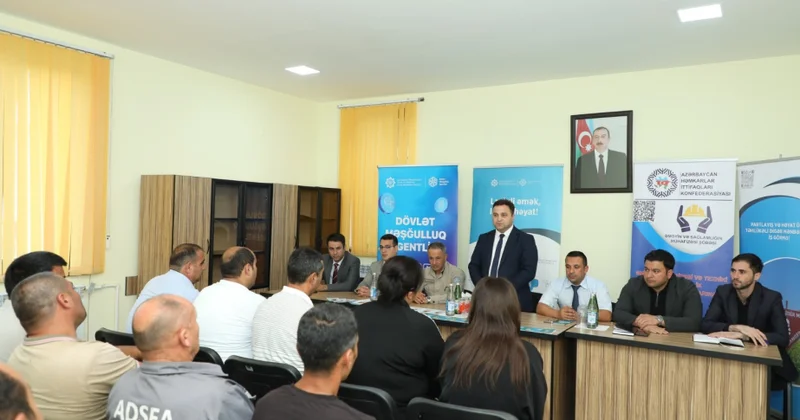 Əməyin mühafizəsi ilə bağlı maarifləndirmə tədbirləri Xocalı rayonunda davam etdirilir