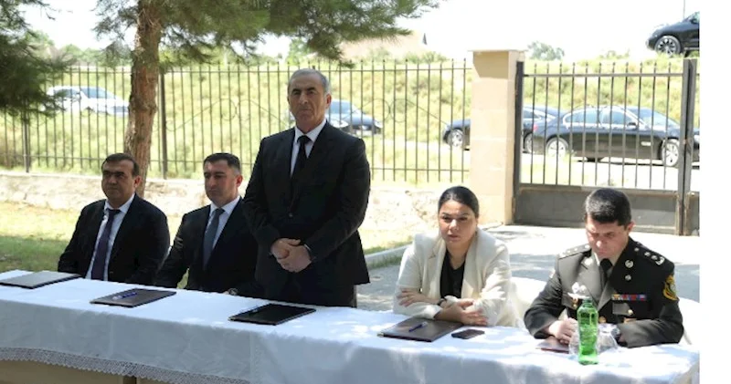 Hacıqabulun Ağacanlı kəndində səyyar qəbul görüş keçirildi FOTOLAR