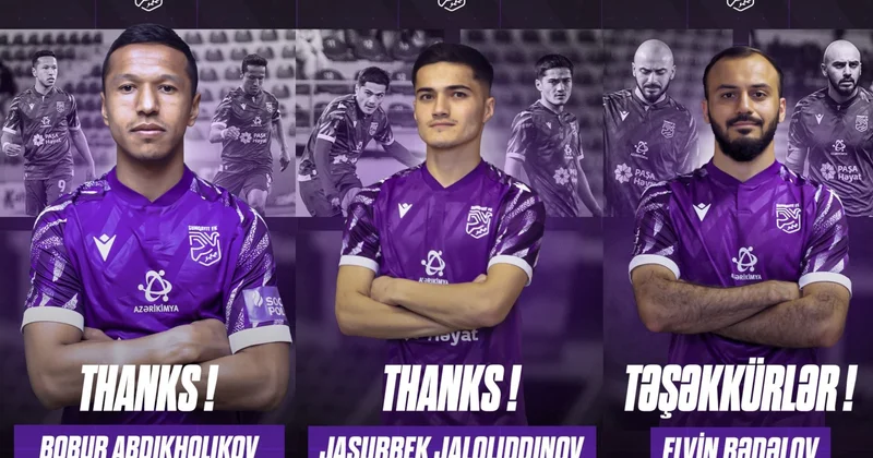 “Sumqayıt” daha 3 futbolçusunu yola salıb