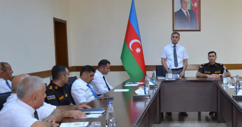 Kürdəmirdə fövqəladə halların nəticələrinin aradan qaldırılmasına dair məsələlər müzakirə edilib