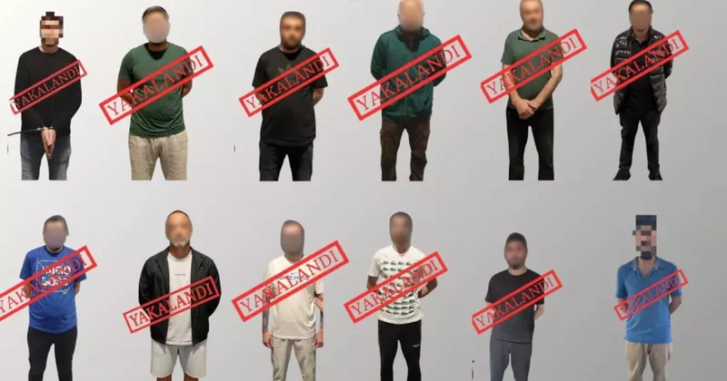 В Турцию доставлены 12 преступников, разыскиваемых по красному уведомлению ФОТО