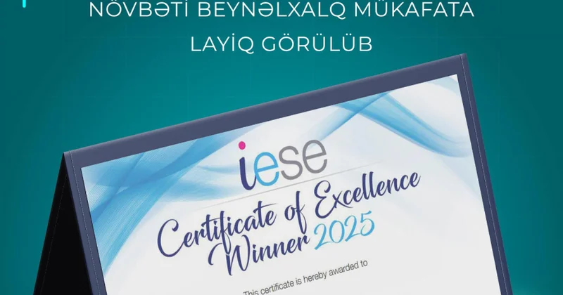 Dövlət Əmək Müfəttişliyi Xidməti növbəti beynəlxalq mükafata layiq görülüb