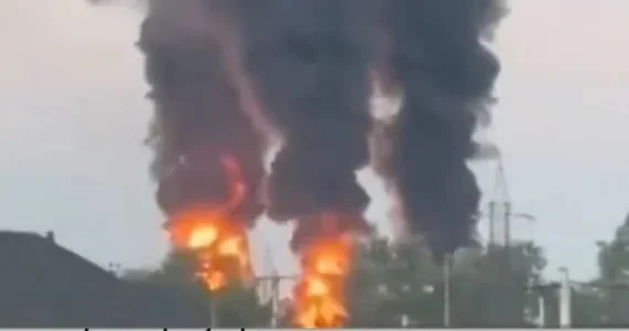 Ukrayna PUA larının hücumu: Rusiyada növbəti neft bazası yanır FOTO/VİDEO
