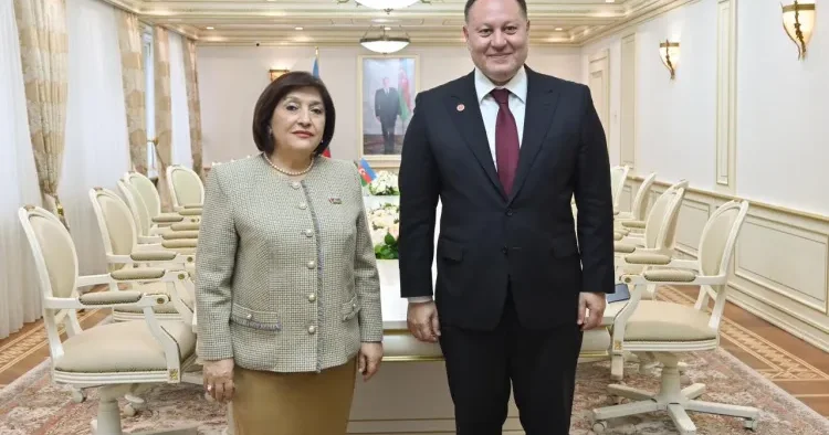 Sahibə Qafarova Şimali Kipr Türk Cümhuriyyəti Məclisinin sədri ilə GÖRÜŞDÜ