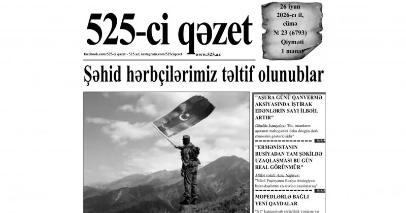 “”in 26 iyun sayında nələr var? ANONS