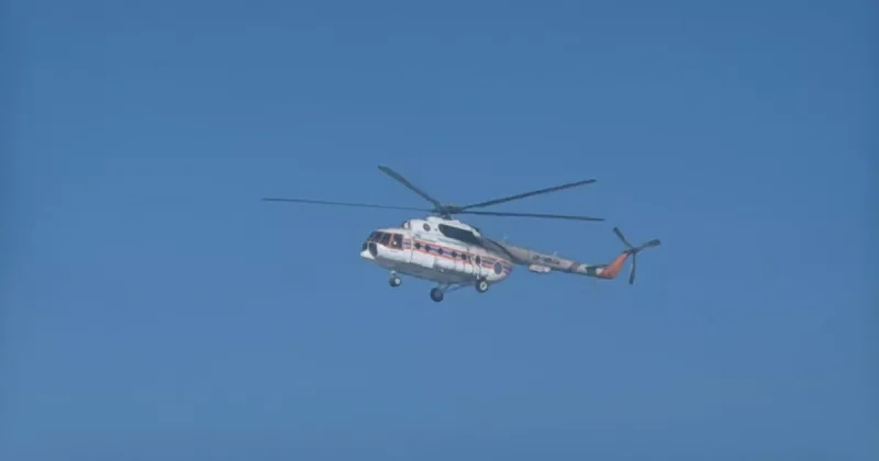 В Казахстане вертолёт совершил жёсткую посадку: ПОДРОБНОСТИ
