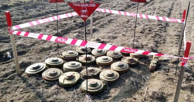 Şuşanın Sarıbaba kəndində 82 ha ərazi minadan təmizlənib