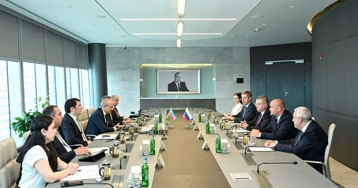 Министр экономики Азербайджана провел встречу с вице губернатором Астраханской области РФ