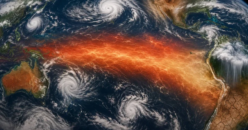 NASA зафиксировало гигантскую волну в Тихом океане