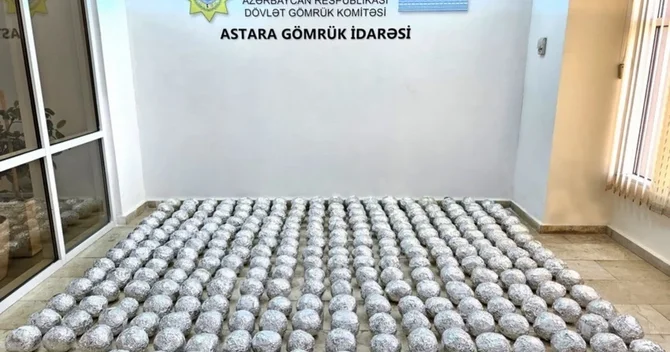 Dövlət Gömrük Komitəsi ötən ilin əvvəlindən bəri 2 tondan artıq narkotik vasitəni dövriyyədən çıxarıb