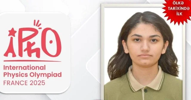 Beynəlxalq Fizika Olimpiadasında medal qazanan ilk qız iştirakçı