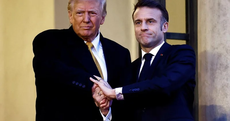 Трамп не придал значения словам Макрона
