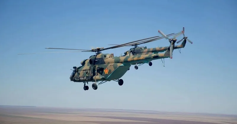 Qazaxıstanda hərbi helikopter radarlardan itdi