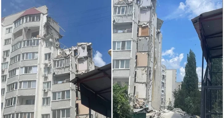 В Саратове мощный взрыв газа разрушил десятиэтажный дом, есть жертвы