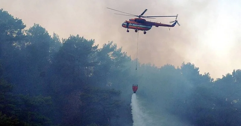 3 rayonda güclü yanğın Helikopterlər havaya qalxdı