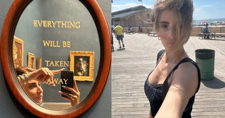 Leyla istirahət üçün Amerikaya getdi Fotolar