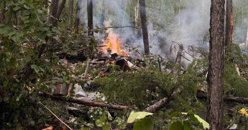 Так разбился российский самолет видео