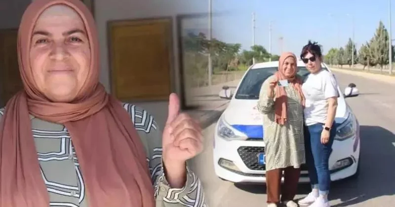 Sürücülük zəfəri: 65 yaşlı nənə nəvəsinə və gənclərə meydan oxudu
