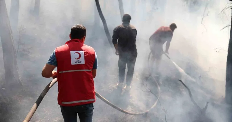 Türkiyədəki meşə yanğınları ilə bağlı Qızıl Aypara Cəmiyyətindən dəstək
