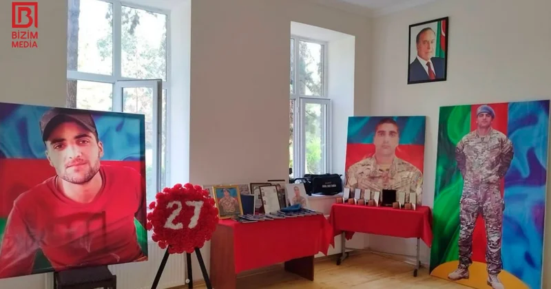 Şəhidin doğum günü təhsil aldığı kollecdə qeyd olunub FOTO
