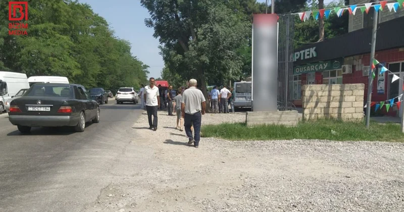 Xaçmazda aptekin qarşısında meyit TAPILIB ÖZƏL/FOTO