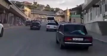 Gədəbəydə toy karvanı: Qaydanı pozanlar cəzalandırıldı VİDEO