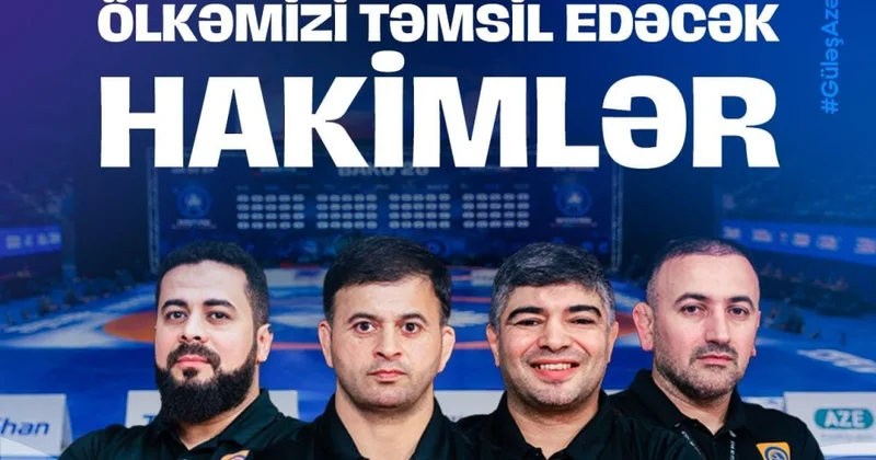 Azərbaycanın dörd hakimi güləş üzrə dünya çempionatına təyinat aldı