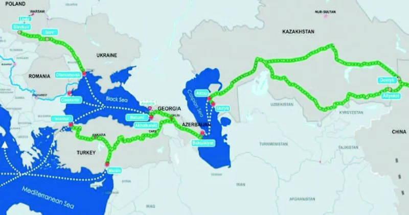 Xəzəri Qara dənizə qovuşduran Azərbaycan Gürcüstan körpüsü